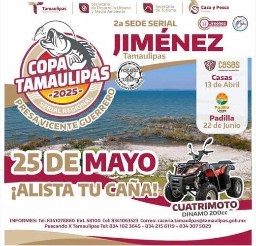 Padilla se alista para la Copa Tamaulipas Serial en Jiménez